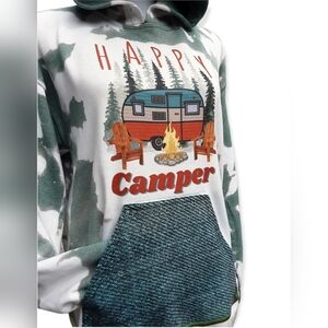 Happy Camper Hoodie - Custom-made Permanent Print